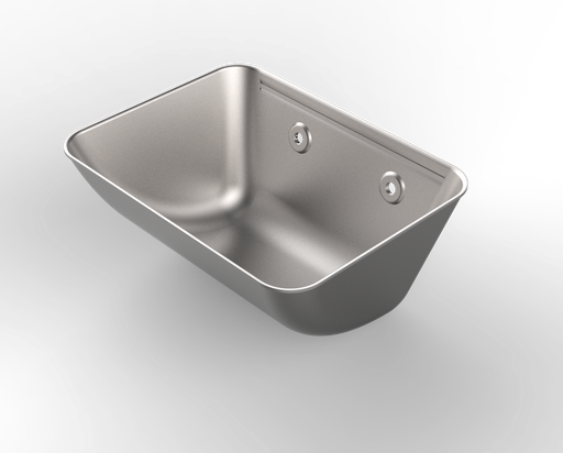 Cangilón CG 180 medidas 180x145x110 chapa 1,6