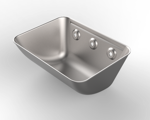 Cangilón CG 290 medidas 290x185x135 chapa 2,1